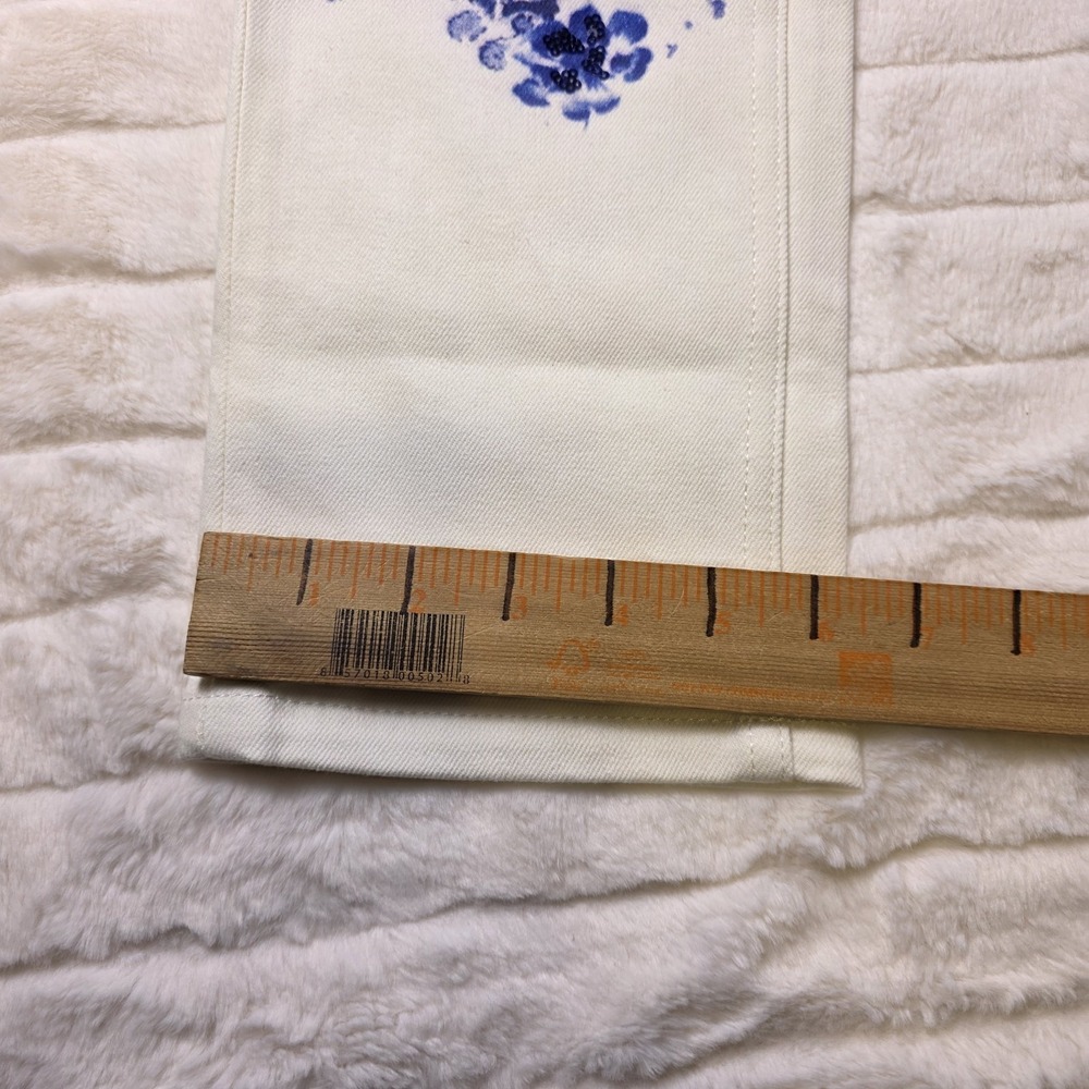 Ralph Lauren Purple Label Paisley Floral 160 Slim Denim Jeans Womens 29* $1990 - Picture 10 of 11